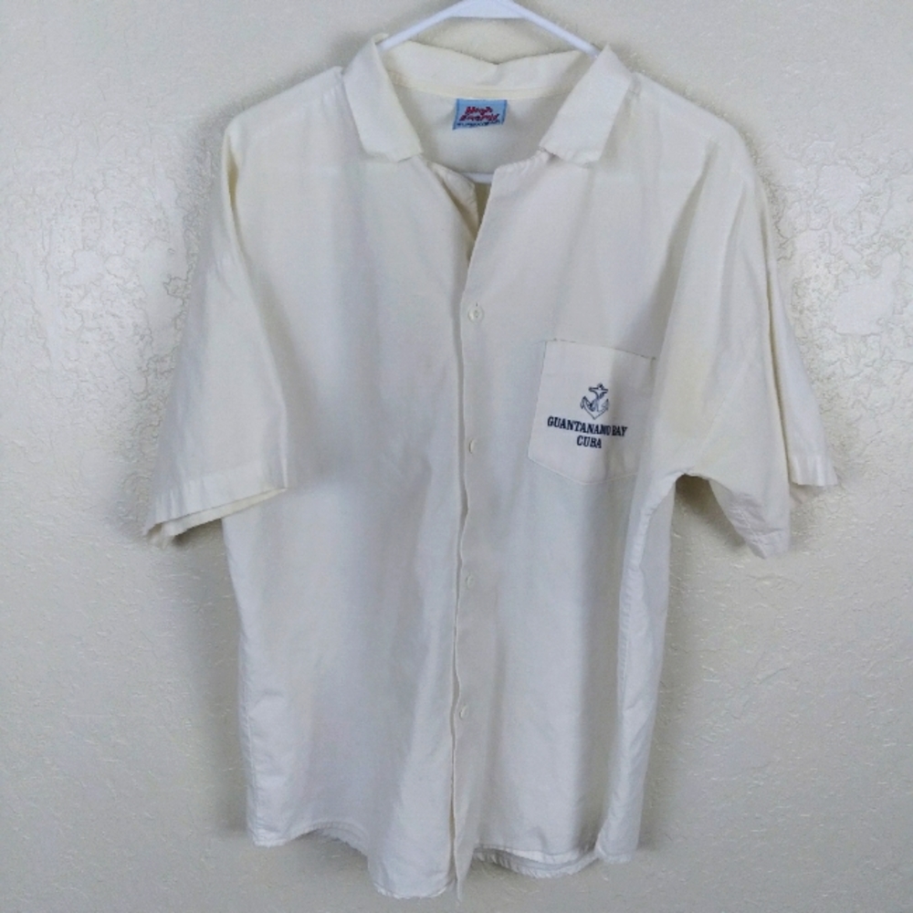 Vintage 70s 80s Surf wear shirt High Energy R. Mayworth XL